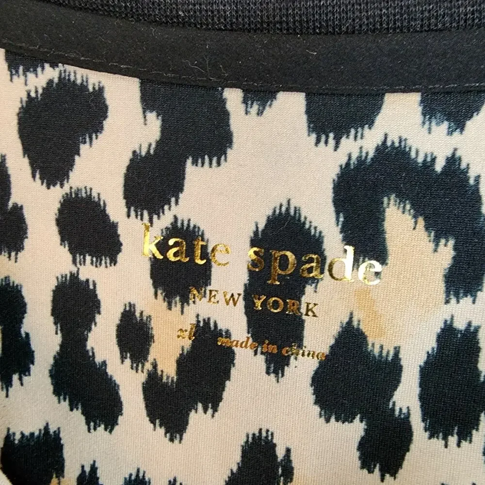 NWT Kate Spade New York Classic Leopard Print Loungewear Jogger Set - Women’s XL